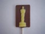 293sp Award Statue Bar Chocolate Candy Lollipop Mold
